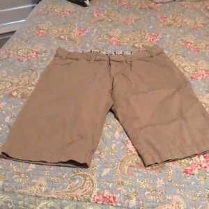 Khaki Bermuda shorts